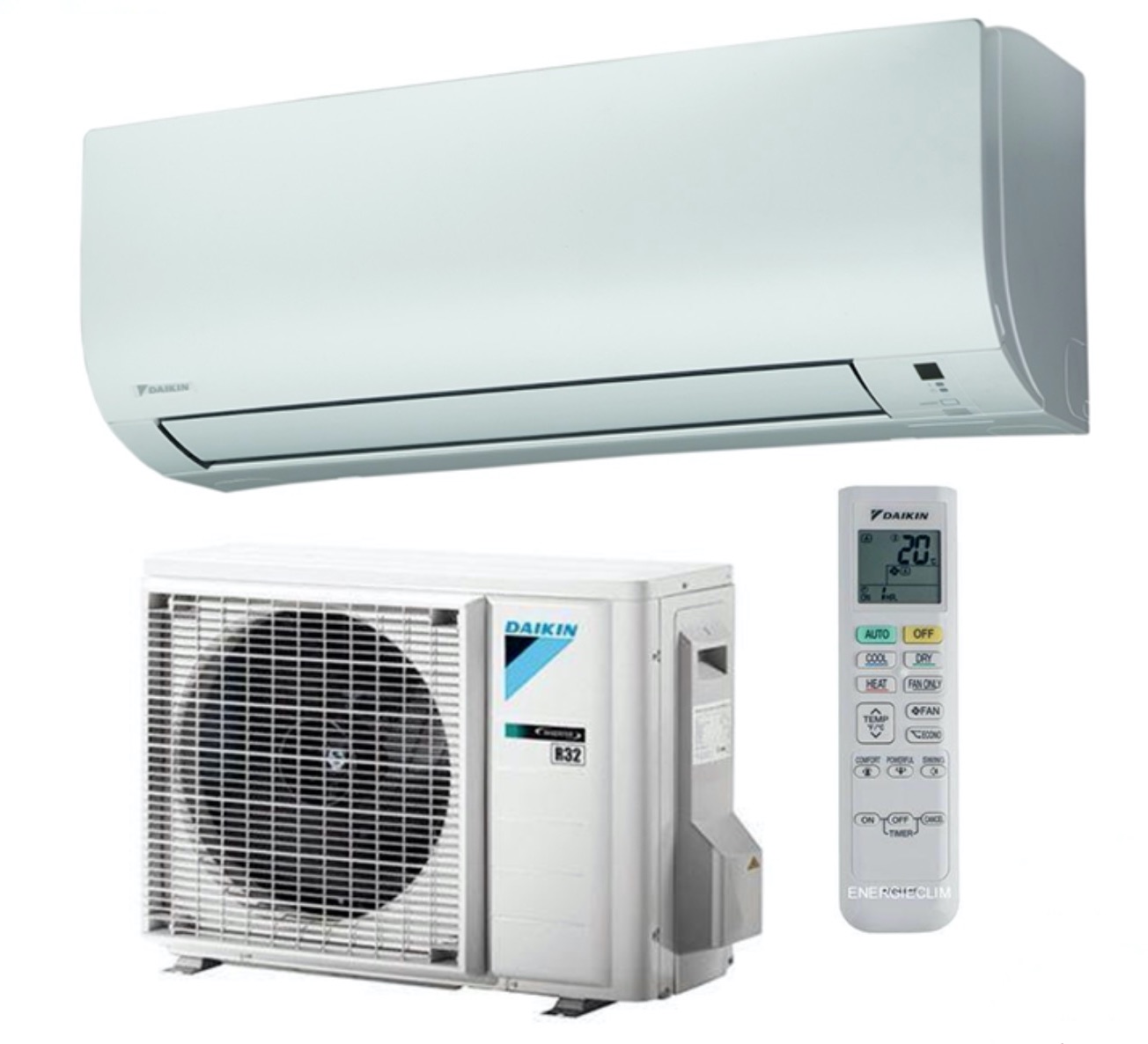 Klimaanlage montiert